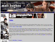 Tablet Screenshot of matt-hughes.com